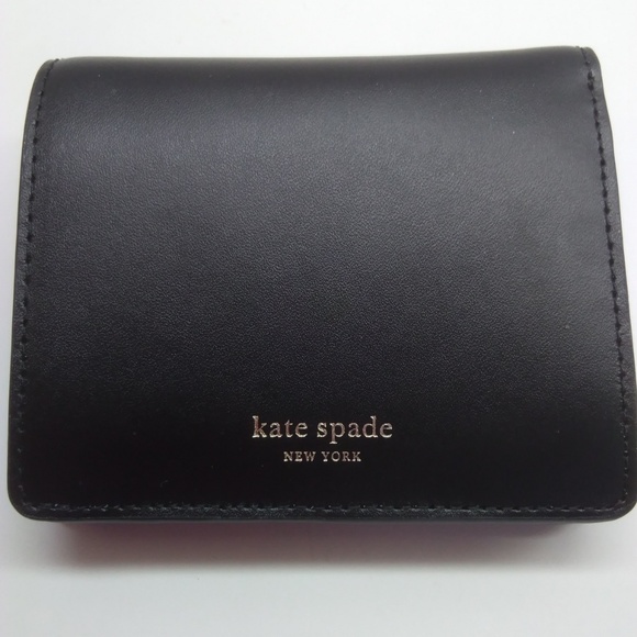 Kate Spade New Black Small Bi-Fold Wallet - Picture 3 of 4